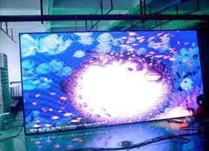 Soft color display floor tile screen: creating a v